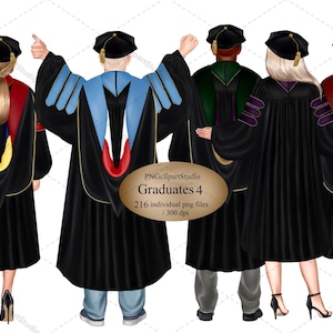 Afgestudeerde arts clipart, afstuderen clipart voor graduate school.