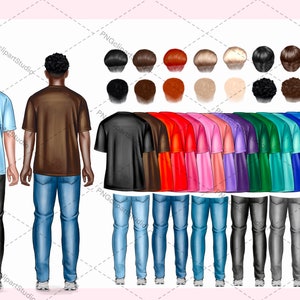 Mann's Rücken DIY Clipart