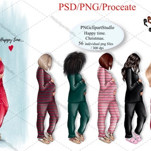 Clipart de gravidez: "CLIPAR DE MULHER GRÁVIDA" Clipart de menina grávida Clipart de recém-nascido de cegonha Clipart de futura mãe Clipart de maternidade Faça você mesmo Maternidade