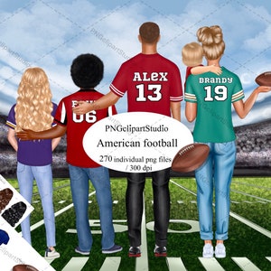 Fußball Familie Clip Art, American Football Clipart