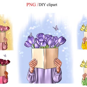 Bookworm clipart, booklover clipart, planner clipart, girl wine book clipart, summer clipart, Reading clipart,I love books