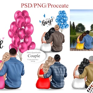 Imágenes prediseñadas de pareja, amantes