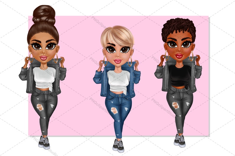 Denim Girl Clipart Chibi Doll Clipart Curvy Girl Clipart Etsy Denim Girl Clipart Chibi Doll Clipart Curvy Girl Clipart Etsy