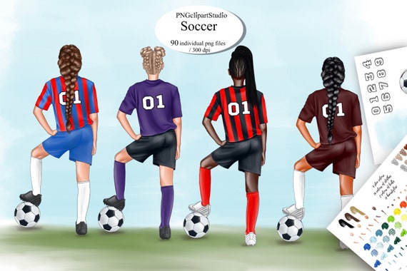 Soccer clipart, Football Clip Art, DIY clipart