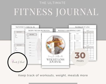 Journal de perte de poids, Journal de remise en forme, Suivi de perte de poids, Suivi de remise en forme, Planificateur de remise en forme, Défi de remise en forme, Fitness, Planificateur de perte de poids