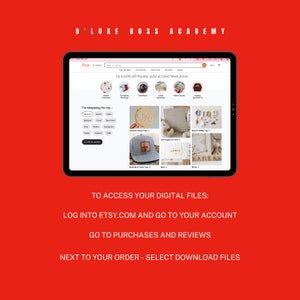 May include: A screenshot of an Etsy.com webpage displaying a range of digital products available for purchase. The text "Up to 60% off Popular picks at Cyber Week prices" is shown at the top of the page. The text "I'm shopping for my..." is displayed in a drop-down menu with options for various relationships, such as "Boyfriend", "Friend", "Best Friend", "Sister", "Brother", "Grandparent", and "Toddler".