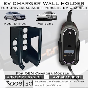 EV Charger Holder for Audi e-tron & Porsche Model #9YO.971.675.BL/V04015007C