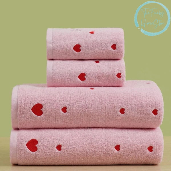 Pink Towel Etsy