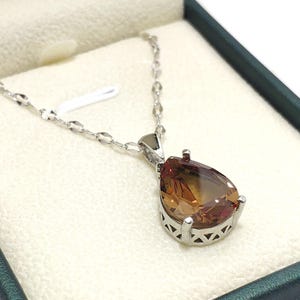 Color-Changing Zultanite Pendant: 925 Sterling Silver, Turkish Diaspore