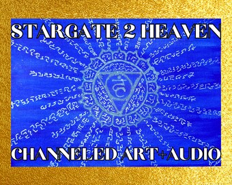 Light Code Art & Light Language Activation Audio (Digital) Channeled Vibrational Visionz- Full Size Version