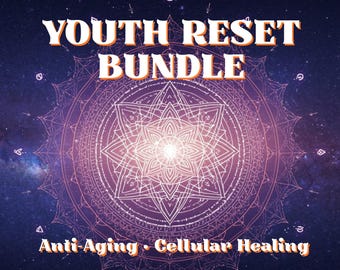 Youth Regeneration Bundle | Anti-Aging, Cellular Healing, DNA Renewal (Digital Download)
