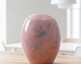 Pink Sky Modern Adult Cremation Urn for Ashes
