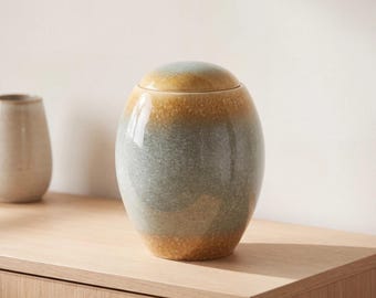 Ocean Modern Adult Cremation Urn for Ashes