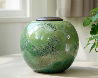 Jadeite Adult Cremation Urn for Ashes