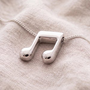Self-fill Double Eighth Note Memorial Ashes Pendant