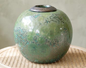 Jadeite Adult Cremation Urn for Ashes
