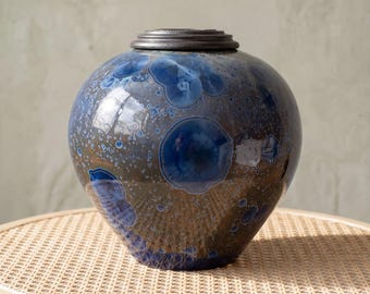 Sodalite Adult Cremation Urn for Ashes