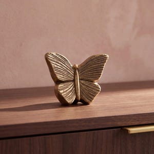 Butterfly Keepsake Urn for Ashes in Gold