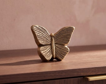 Butterfly Keepsake Urn for Ashes in Gold