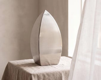 Drop Adult Cremation Urn for Ashes in Stainless Steel
