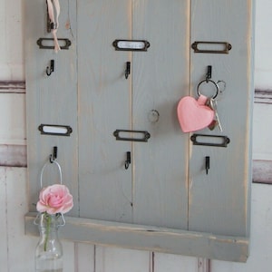 Landhaus Schlüsselbrett, Schlüsselkasten Björn Shabby antique chic Handgefertigt