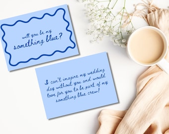 Something Blue Crew Proposal Card - Modern Doodle (Digital Download)