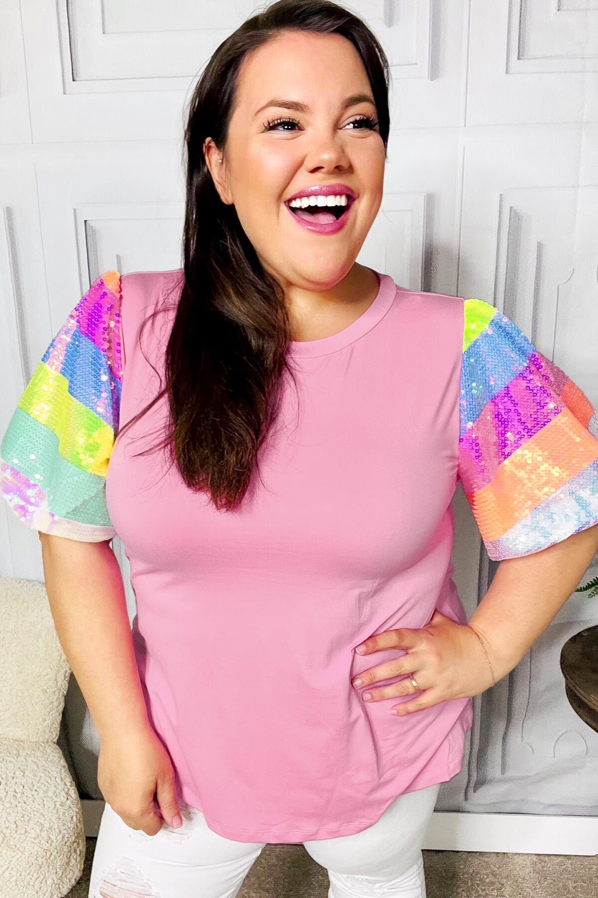 Shine Bright This Spring & Summer: the Multicolor Sequin Top - Etsy