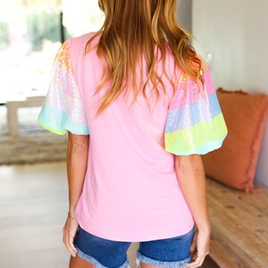 Shine Bright This Spring & Summer: the Multicolor Sequin Top - Etsy