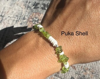 Peridot Bracelet - August Birthstone- Leo Zodiac - Prosperity - Sold Separately