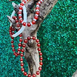 Carnelian Bracelet - Leo Zodiac - Courage - Sold Separately