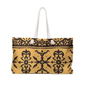 Boho Weekender Tasche. Schicke Reisetasche, Strandtasche, Yogatasche, Übernachtungstasche, stilvolle große Tragetasche für alle Gelegenheiten