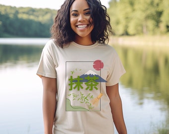 Matcha in Japanese Shirt, Matcha lover shirt, Matcha gift, Matcha tea shirt, green tea shirt, Japanese culture shirt, aesthetic matcha shirt