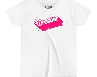 Wrestler - Girl B Doll - T-Shirt Youth Sizes - BAR B STYLE - Duo-Tone Youth Short Sleeve Tee