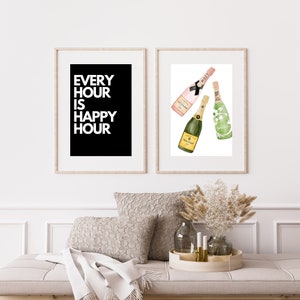Bar Cart, Bar Print, Digital downloads
