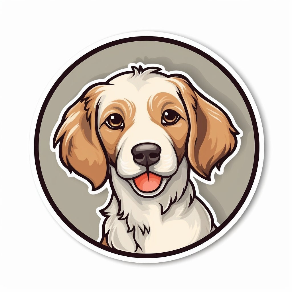 Digital Dogs Stickers Super Cute Dogs Cute Happy and Etsy