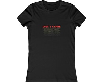 Women's T-Shirt "Love is a game"