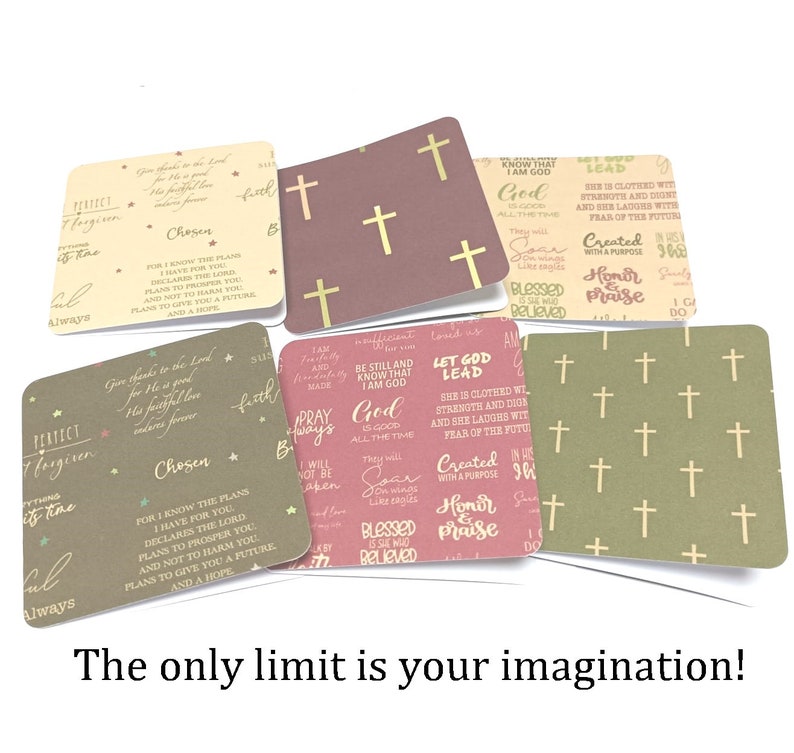 Religious Digital Paper Set Christmas Colors Christian Faith Scrapbook