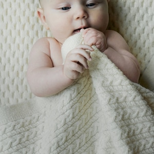 Reeve 100% Long-staple Merino Wool Baby Blanket