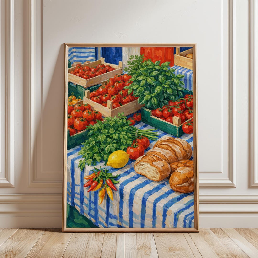 300 mediterranean kitchen posters bundle, retro café... Rustic Mediterranean Food Poster, Tomato Basil Kitchen Decor - Etsy