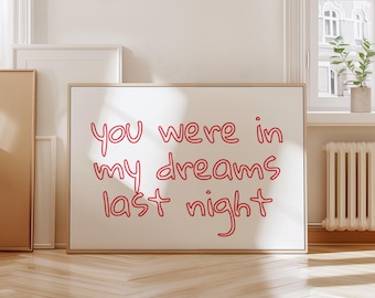 Pink Quote Wall Art Print: Preppy Dorm Decor (Digital Download)