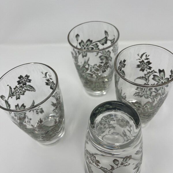 Decorative glasses set of 4