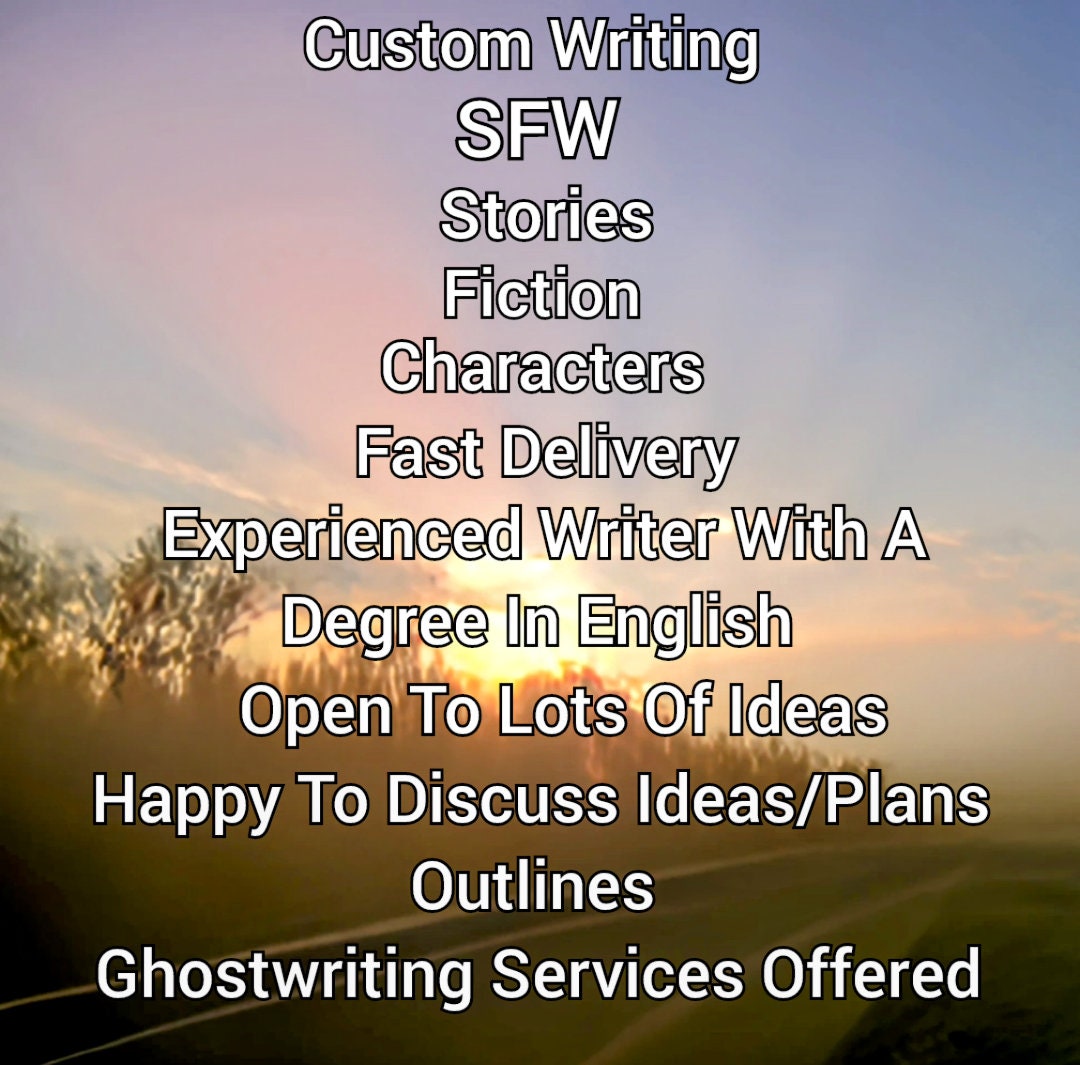 Writing Commissions Examples Custom Writing Commission/stories and Fiction - Etsy