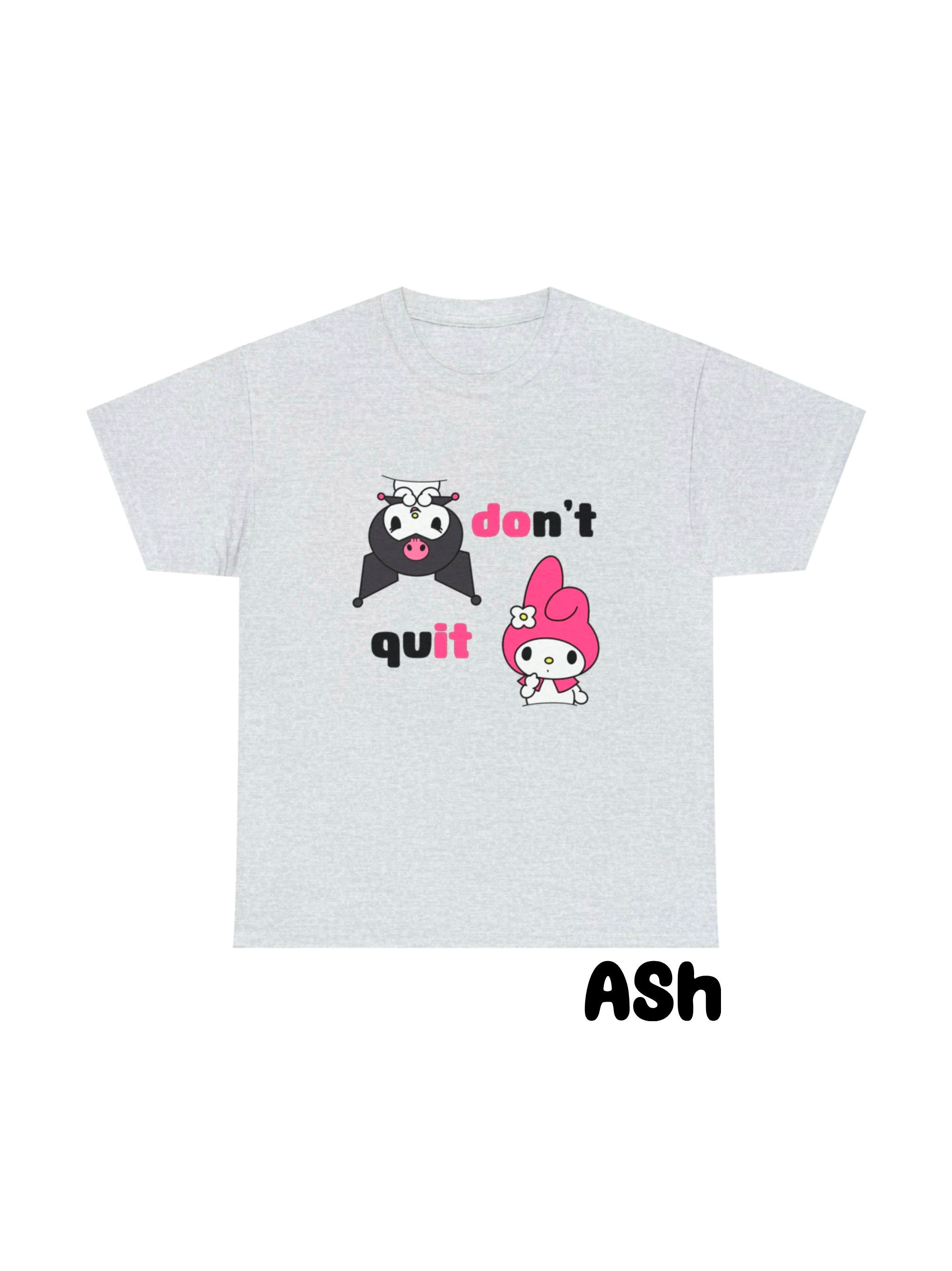 Create meme indie kid kuromi, kuromi, t-shirt for hello kitty