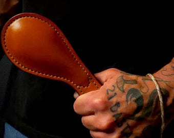 The Sapper, Handmade Italian Leather EDC Piece Made in USA by a Combat Veteran, Weighted Heritage Gift