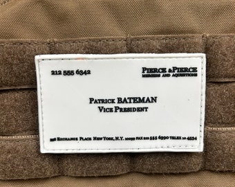 Patrick Bateman American Psycho Morale Patch