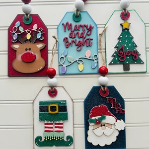 DIY Christmas Ornaments, Christmas Gift Card Holders, Christmas Money Holders, Christmas Tags, Unfinished Christmas Wood Blanks