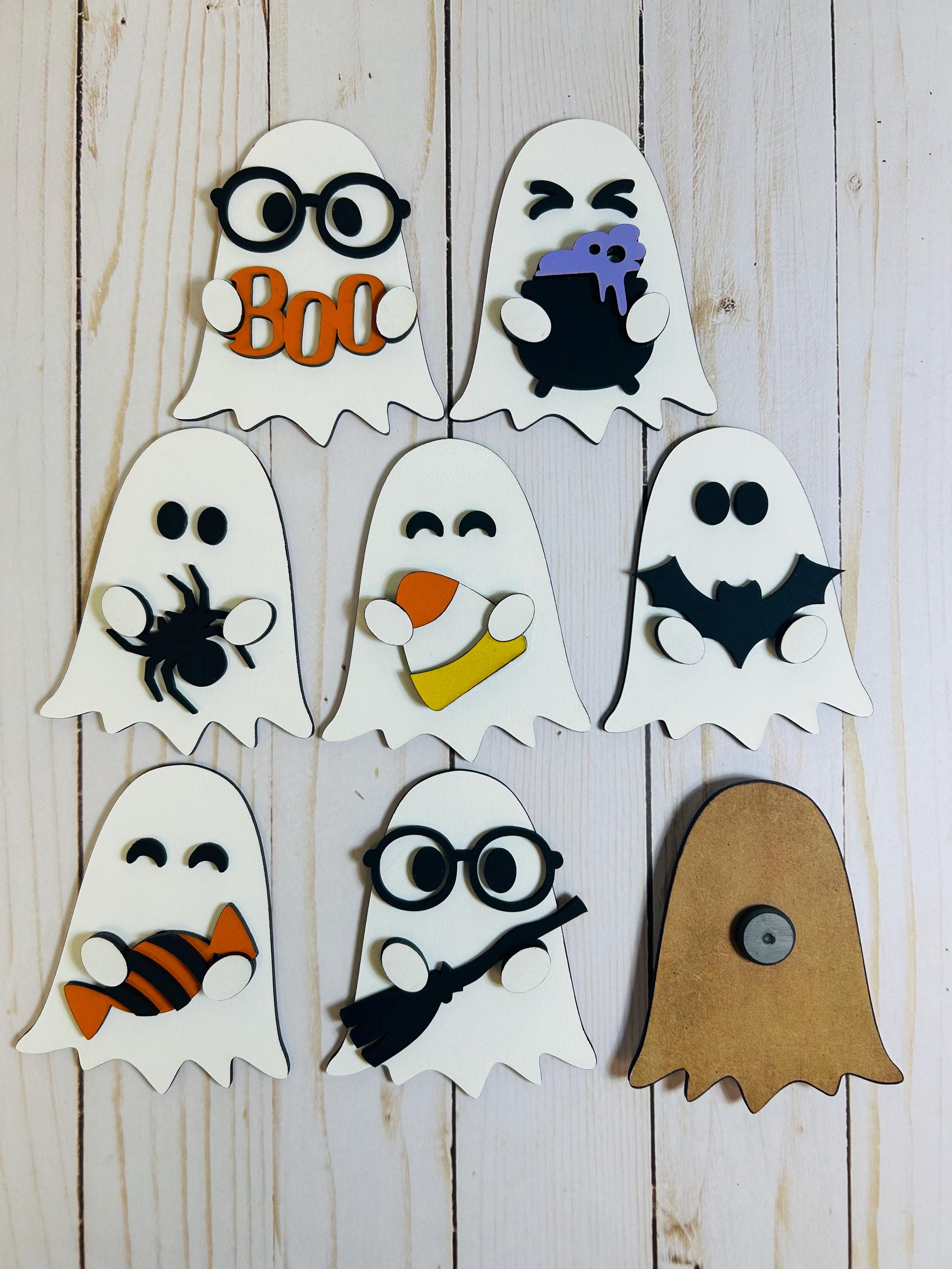 Cute Ghost Magnets, Halloween Ghosts, Halloween Decor, Spooky Ghosts ...