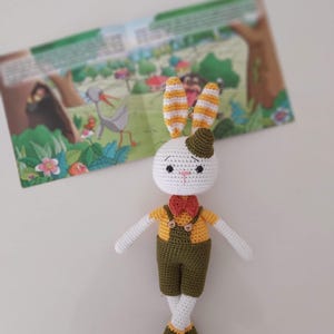 Amigurumi Bunny Toy | Handmade Crochet Rabbit | Soft Baby Gift for Nursery | Newborn Gift Plush Animal | Crochet Animal Toys