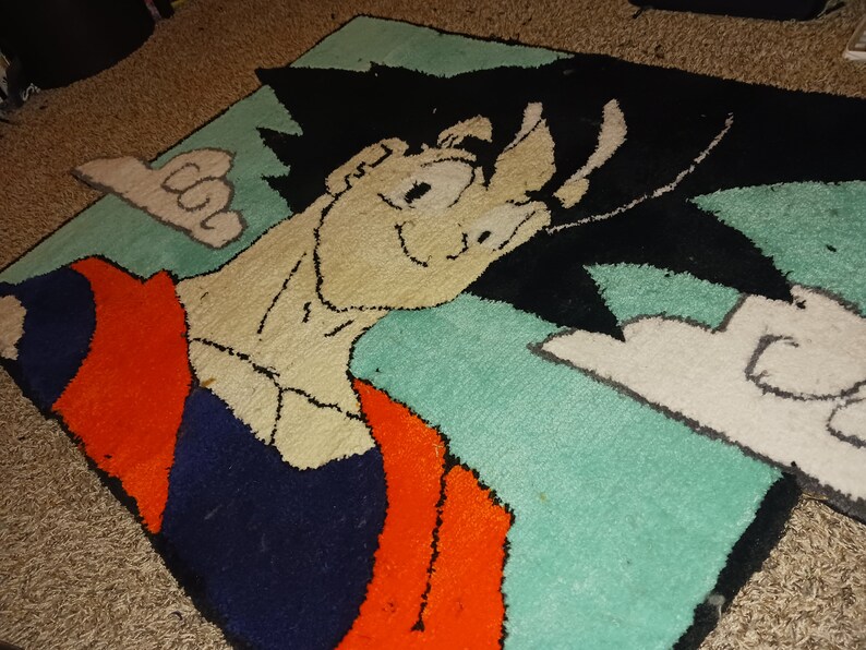 Dragon Ball Z Rug Goku - Etsy