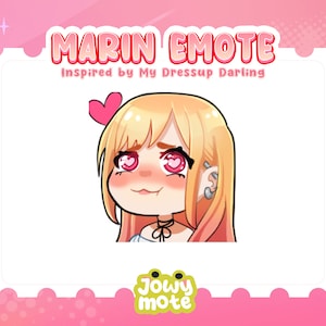 Marin Kitagawa love emote for Twitch, Discord or Kick